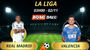 Soi Kèo Nhà Cái Real Madrid – Valencia: 03h00 – 02/11/2025 – La Liga