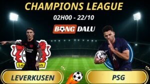 Soi Kèo Nhà Cái Bayer Leverkusen - PSG: 2h - 22/10/2025 - Champions League